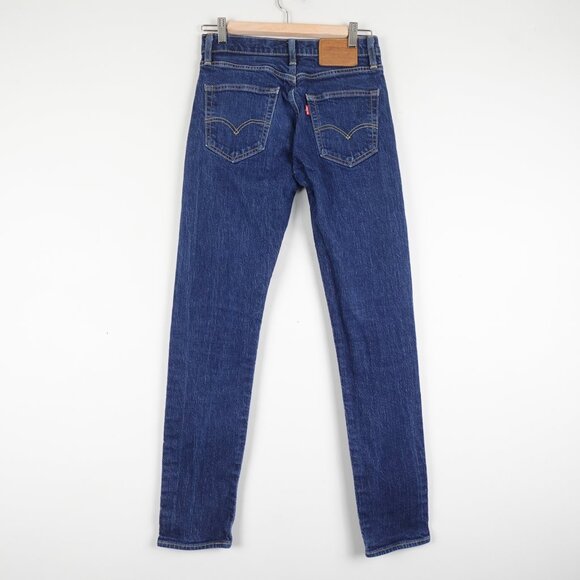 Levi's Premium 512 Slim Taper Flex Jeans Men's 28x30 Stretch Denim - Picture 2 of 13